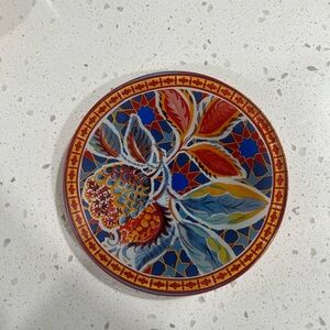 Fragonard Ceramic Vanity Tray with Floral Design